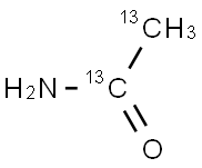AcetaMide-13C2 结构式