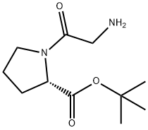 L-Proline, glycyl-, 1,1-diMethylethyl ester 结构式