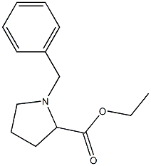 Ethyl 1-benzylpyrrolidine-2-carboxylate 结构式