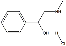 N-甲基苯乙醇胺盐酸盐 结构式