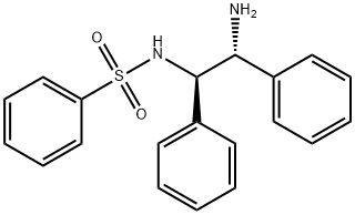 N-[(1R,2R)-2-氨基-1,2-二苯基乙基]苯亚磺酰胺 结构式