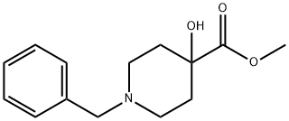 1-苄基-4-羟基哌啶-4-甲酸甲酯 结构式
