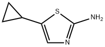 5-环丙基-2-噻唑胺 结构式