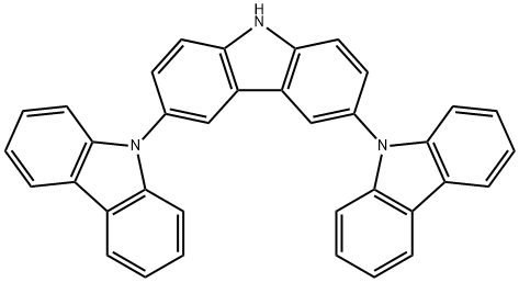 3,6-(二咔唑基)三咔唑 结构式