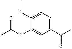 Ethanone, 1-[3-(acetyloxy)-4-Methoxyphenyl]- 结构式