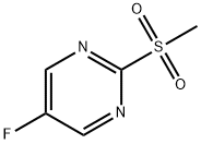 5-氟-2-(甲基磺酰基)嘧啶 结构式