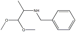 N-benzyl-1,1-diMethoxypropan-2-aMine 结构式
