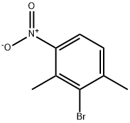 2-溴-1,3-二甲基-4-硝基苯 结构式