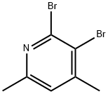 2,3-二溴-4,6-二甲基吡啶 结构式