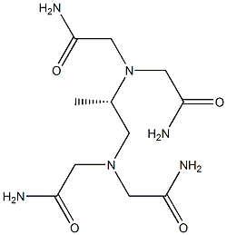 2,2',2'',2'''-[[(1S)-1-甲基-1,2-乙二基]二次氮基]四乙酰胺 结构式
