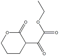 2-氧代-2-(2-氧代四氢-2H-吡喃-3-基)乙酸乙酯 结构式