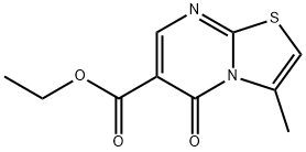 Ethyl 3-Methyl-5-oxo-[1,3]thiazolo[3,2-a]pyriMidine-6-carboxylate 结构式
