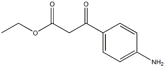 3-(4-氨基苯基)-3-氧代丙酸乙酯 结构式