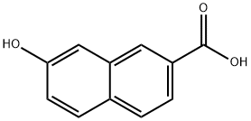 7-羟基-2-萘甲酸 结构式
