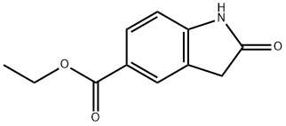 5-羧酸乙酯二氢吲哚-2-酮 结构式