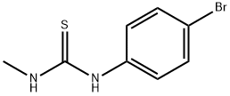 1-(4-溴苯基)-3-甲基硫脲 结构式