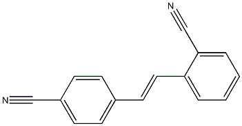 2-(4-氰基苯乙烯基)苯腈 结构式