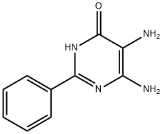 5,6-二氨基-2-苯基-嘧啶-4-醇 结构式