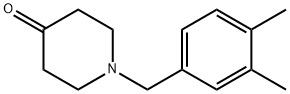 1-(3,4-二甲苄基)哌啶-4-酮 结构式