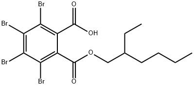 2-乙基己基四溴邻苯二甲酸酯 结构式