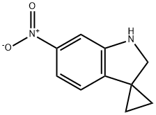6'-硝基螺[环丙烷-1,3'-吲哚啉] 结构式