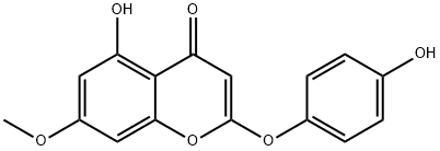 5-羟基-2-(4-羟基苯氧基)-7-甲氧基-4H-1-苯并吡喃-4-酮 结构式