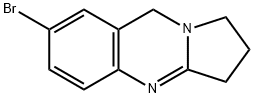 7-溴-1,2,3,9-四氢吡咯并[2,1-B]喹唑啉 结构式