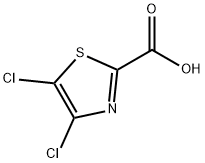 4,5-二氯噻唑-2-甲酸 结构式