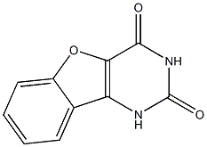 苯并呋喃[3,2-D]嘧啶-2,4(1H,3H)-二酮 结构式