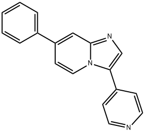 IMIDAZO[1,2-A]PYRIDINE,7-PHENYL-3-(4-PYRIDINYL)- 结构式