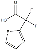 2,2-二氟-2-(噻吩-2-基)乙酸 结构式