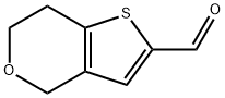 6,7-二氢-4H-噻吩并[3,2-C]吡喃-2-甲醛 结构式