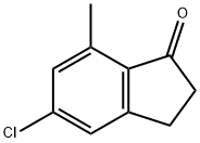 5-氯-7-甲基-2,3-二氢-1H-茚-1-酮 结构式