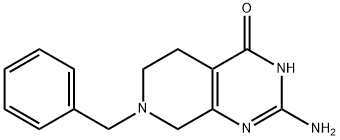 2-AMino-7-benzyl-5,6,7,8-tetrahydro-3H-pyrido[3,4-d]pyriMidin-4-one 结构式