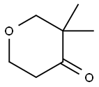 3,3-二甲基二氢-2H-吡喃-4(3H)-酮 结构式