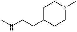 N,1-二甲基-4-哌啶乙胺 结构式