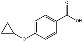 4-环丙氧基苯甲酸 结构式