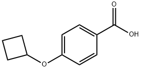4-环丁氧基苯甲酸 结构式