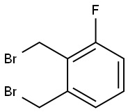 2,3-二溴甲基-3-氟苯 结构式