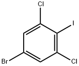 5-溴-1,3-二氯-2-碘苯 结构式
