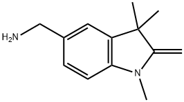 C-(1,3,3-triMethyl-2-Methylene-2,3-dihydro-indole-5-yl)-MethylaMine 结构式