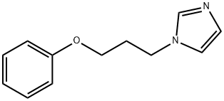 1-(3-苯氧基丙基)咪唑 结构式