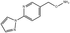 5-(氨氧乙基)-2-(1H-吡唑基)-吡啶 结构式