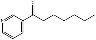 1-(吡啶-3-基)庚烷-1-酮 结构式