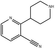 2-(哌啶-4-基)氰吡啶 结构式