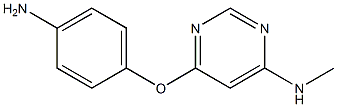 4-PyriMidinaMine, 6-(4-aMinophenoxy)-N-Methyl- 结构式