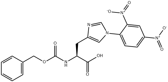 NΑ-CBZ-NIM-DNP-L-组氨酸 结构式