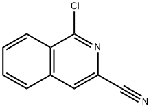 1-氯异喹啉-3-甲腈 结构式
