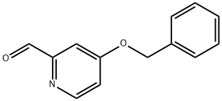 4-(苄氧基)皮考林醛 结构式