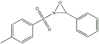 3-苯基-2-甲苯磺酰-1,2-氧杂氮杂环丙烷 结构式